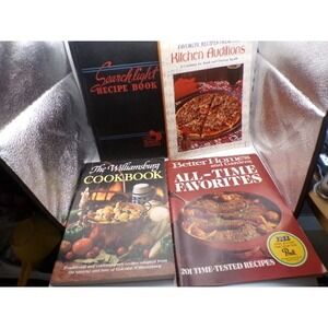 Vintage Cookbook Collection Williamsburg Cookbook Better Homes All-Time Favorite